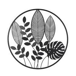 Décoration métal noir